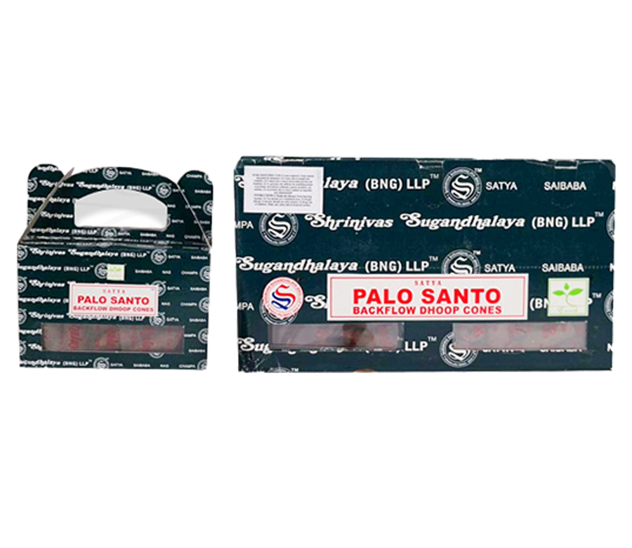 Satya Palo Santo Backflow Cones